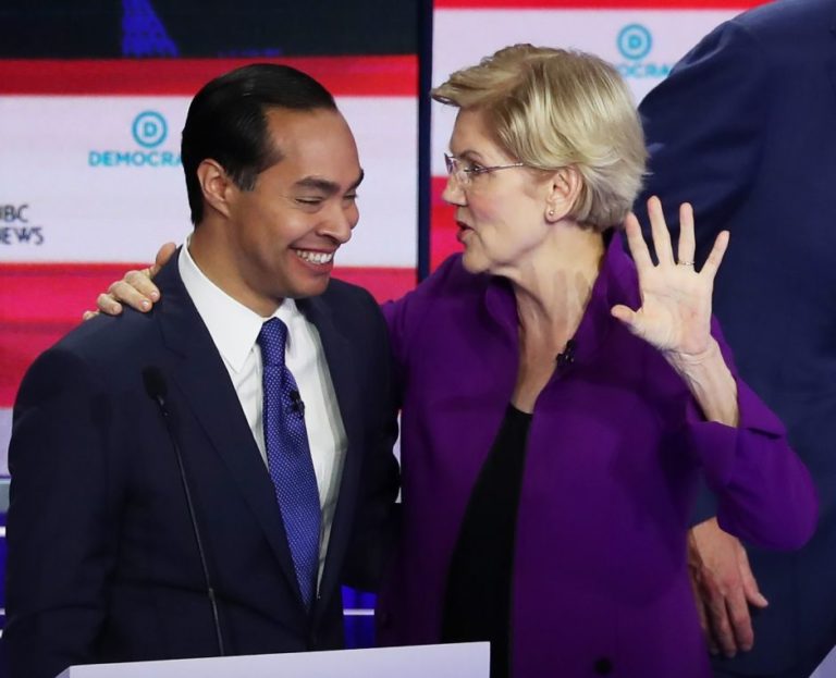 Julián Castro se suma a campaña de Elizabeth Warren