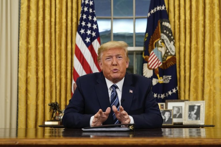 Trump suspende todos los viajes a Europa