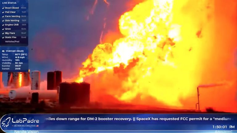 El prototipo del nuevo cohete SpaceX Starship explota en el banco de pruebas de Texas