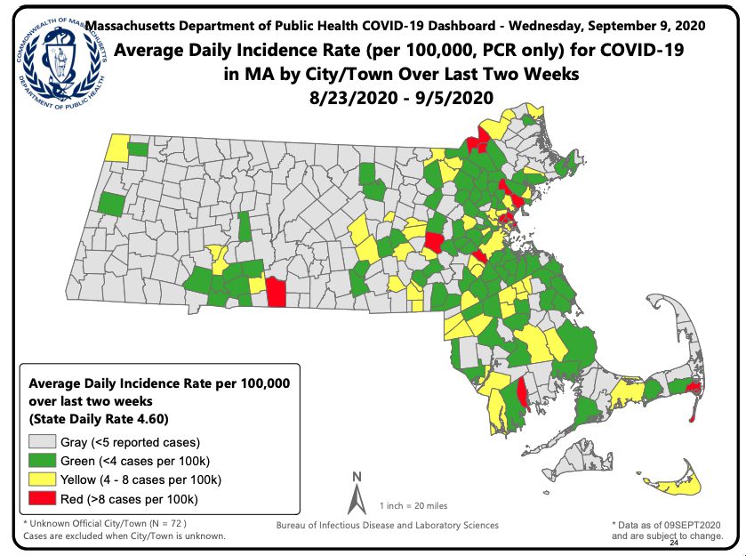 New COVID map