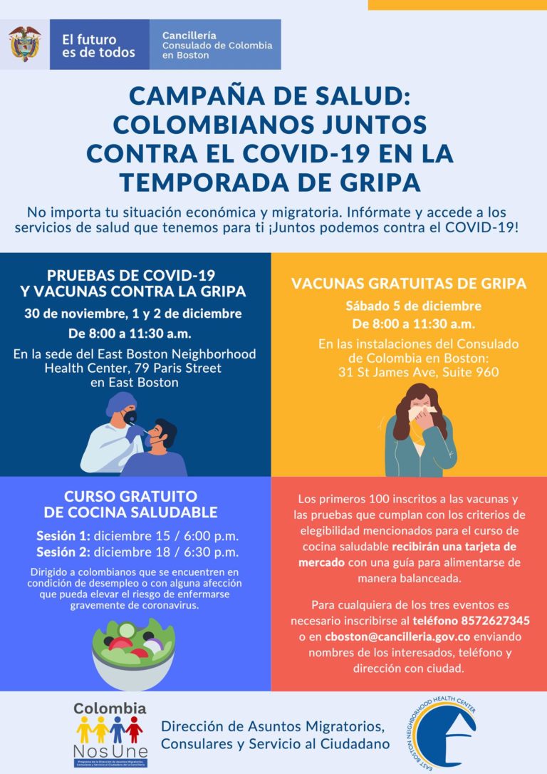 Consulado de Colombia en Boston lanza Campaña «Colombianos juntos contra el COVID-19»
