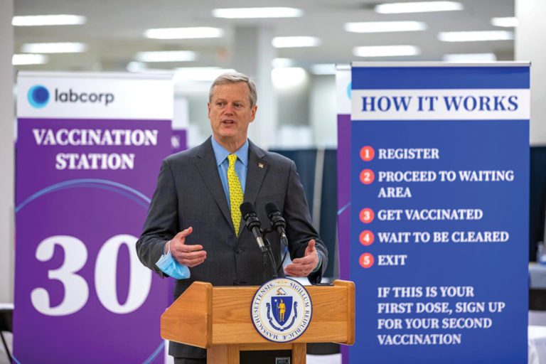 Massachusetts con menos casos COVID-19