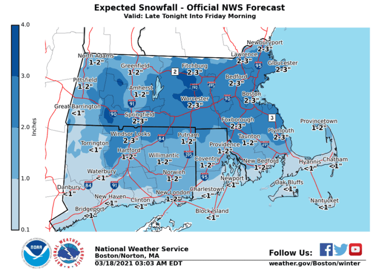 Nevada recibe a la primavera en Massachusetts