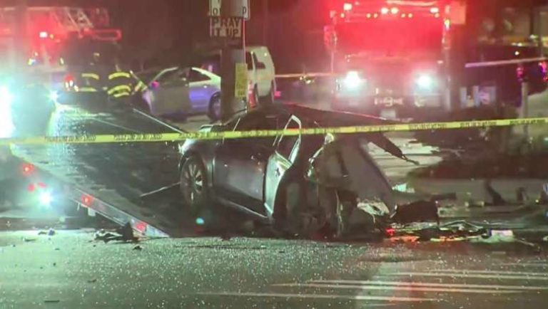 Un fallecido y cuatro heridos por violento accidente en Lawrence