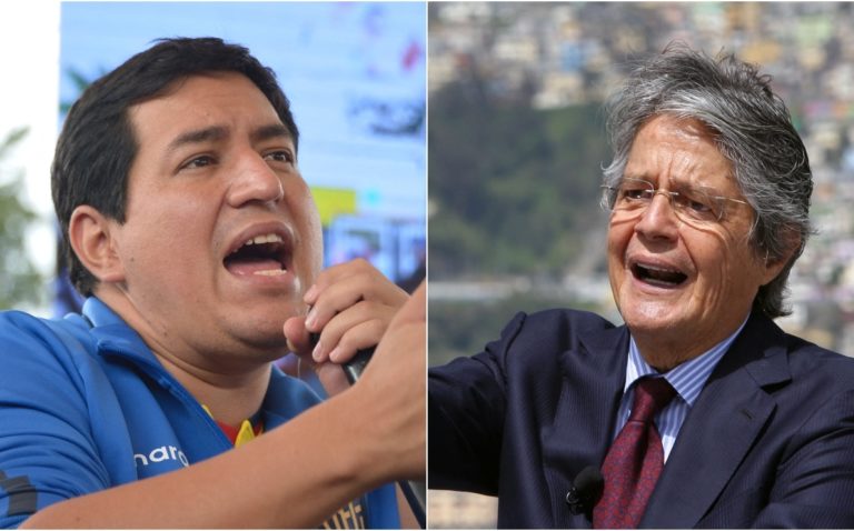 Lasso y Arauz en recta final de campaña para balotaje en Ecuador
