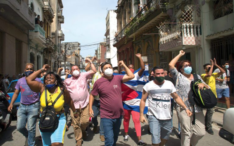 ¡Basta de comunismo! El pueblo cubano pide libertad