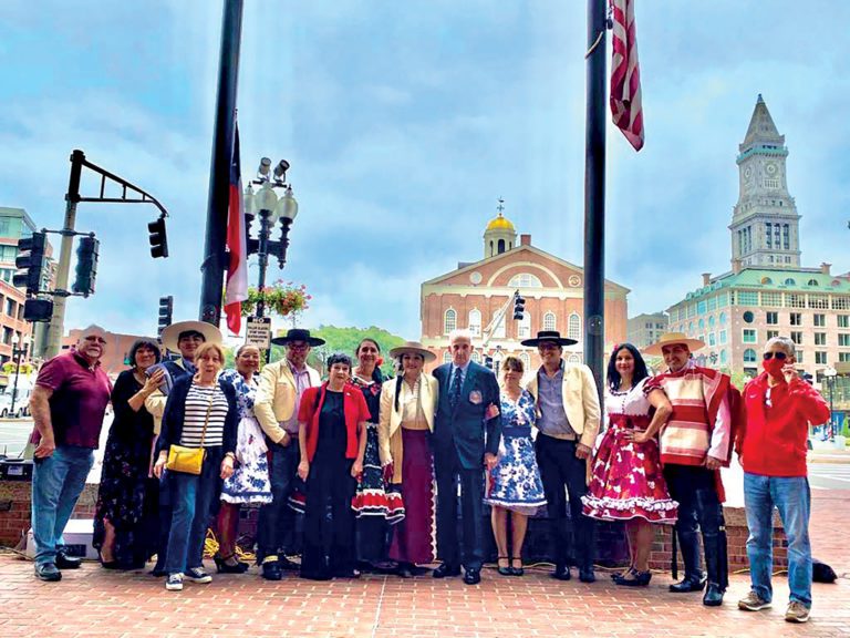 Chilenos celebraron su Independencia en Boston