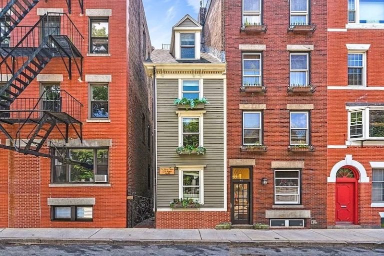 Venden vivienda más angosta de Boston por cifra millonaria