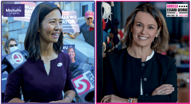Michelle Wu y Annissa Essaibi George ganaron las elecciones primarias