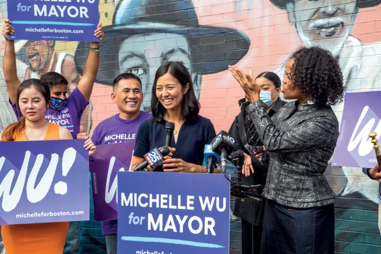 Michelle Wu más cerca de la victoria