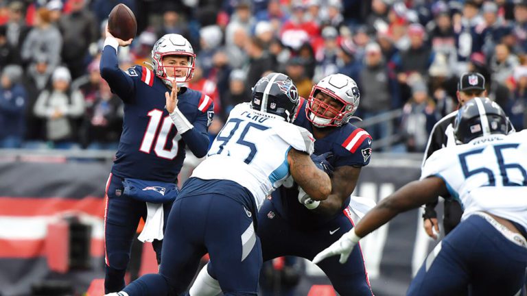 Patriots toman liderato de la AFC con triunfo sobre Titans
