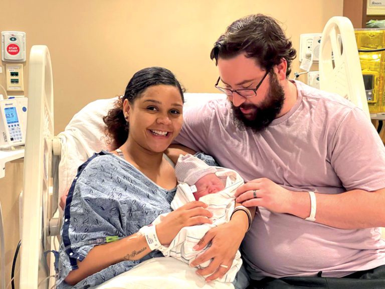 Aria Grace, la primera bebé del 2022