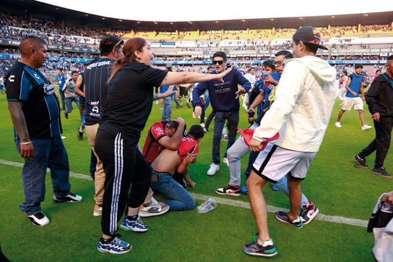 Violencia descomunal en fútbol mexicano