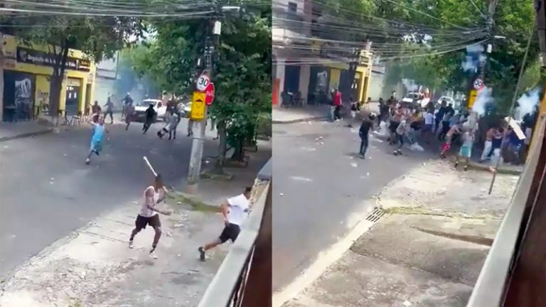 Violencia en fútbol brasilero deja un muerto