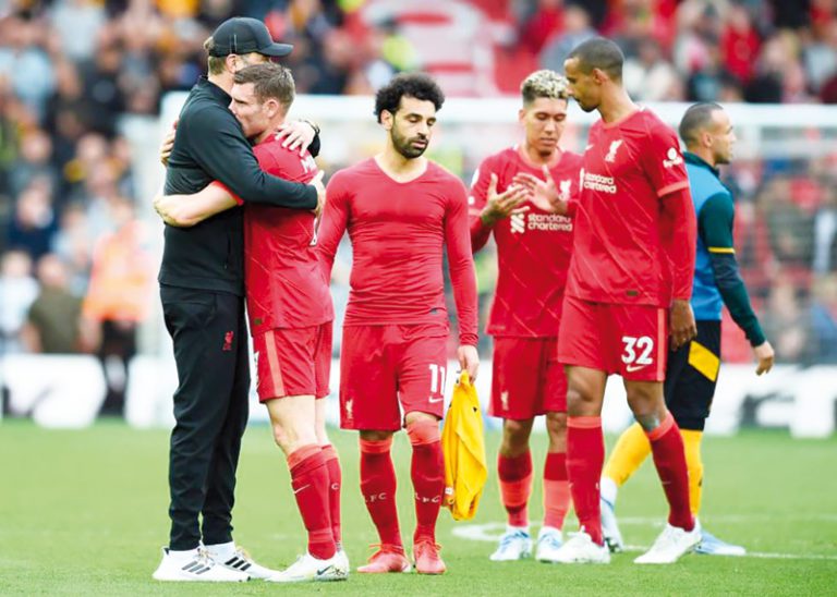 Liverpool rozó con la gloria