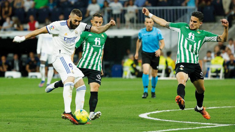 Real Madrid empata con el Betis
