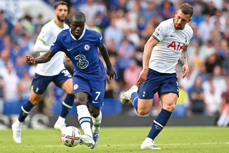 Partidazo en la Premier League Chelsea y Tottenham empatan