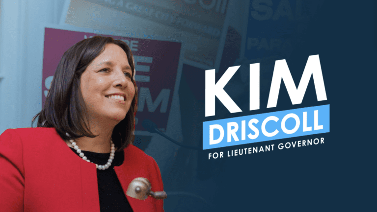 Alcaldesa Kim Driscoll sigue su campaña para vicegobernadora
