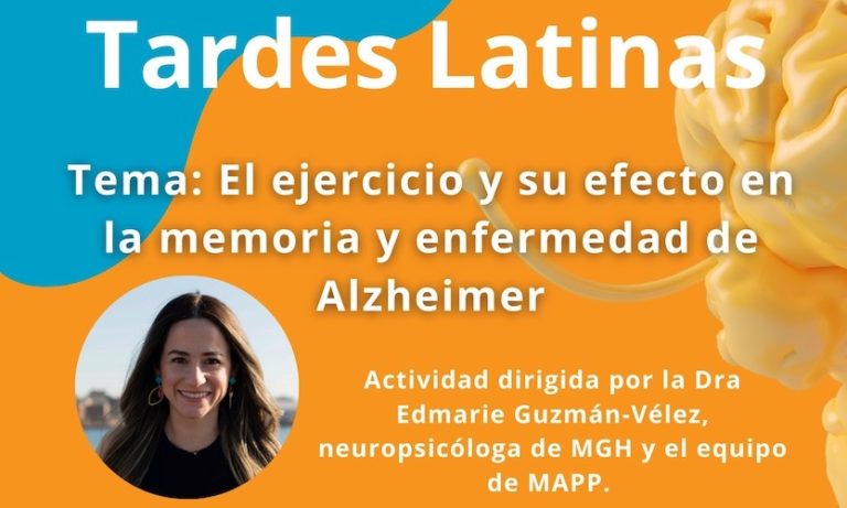 Tardes Latinas: El Ejercicio y su Efecto en la Memoria y Enfermedad de Alzheimer