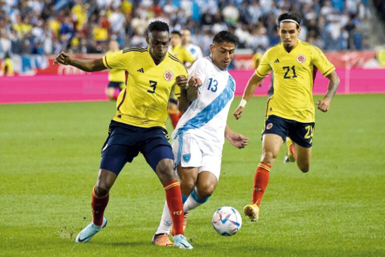 Colombia bailó a Guatemala