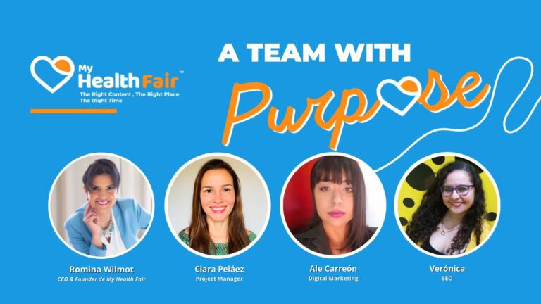 Equipo My Health Fair: Un equipo de trabajo con propósito