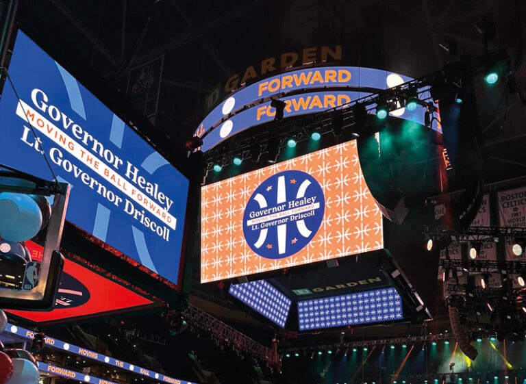 Cambiando la historia con nueva gobernadora Maura Healey de fiesta en el TD Garden