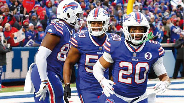 Los Bills eliminan a Patriots y  brindan victoria a Damar Hamlin
