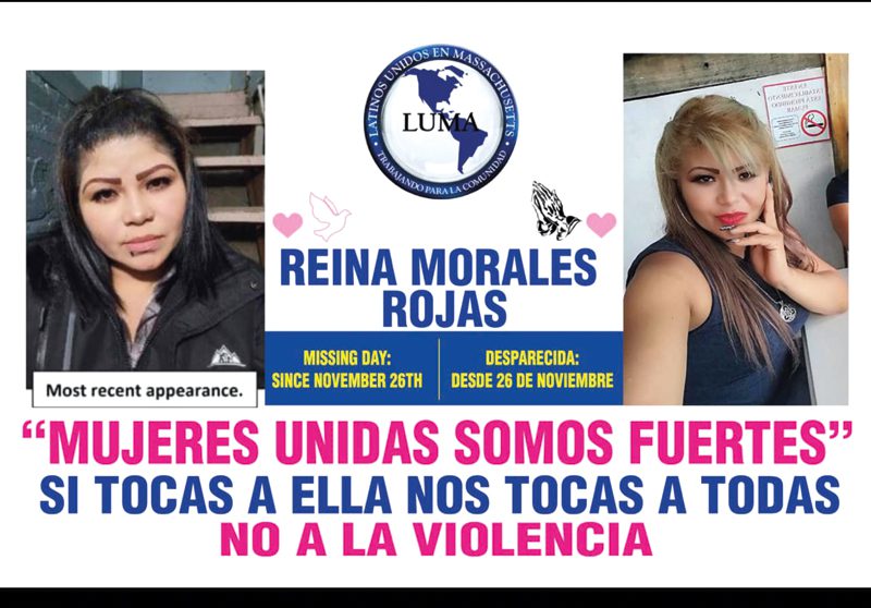Reina Morales Rojas desaparecida desde Noviembre 26