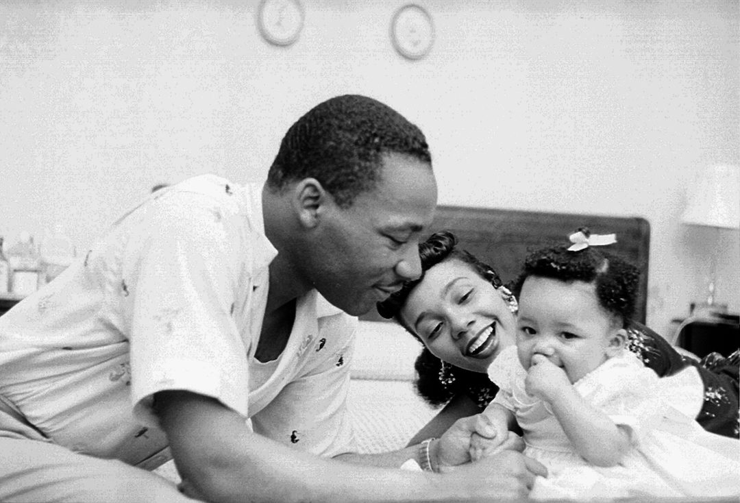 Dr. Martin Luther King Jr. y su familia