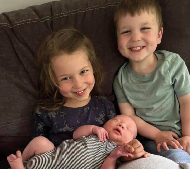 Los tres niños Clancy de 5 y 3 años, y el bebé de 7 meses que murieron en manos de su madre.