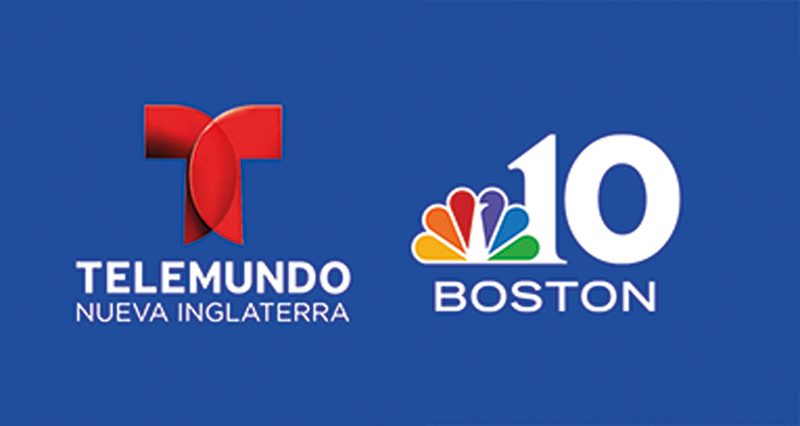 Logos de Telemundo y NBC Boston 10