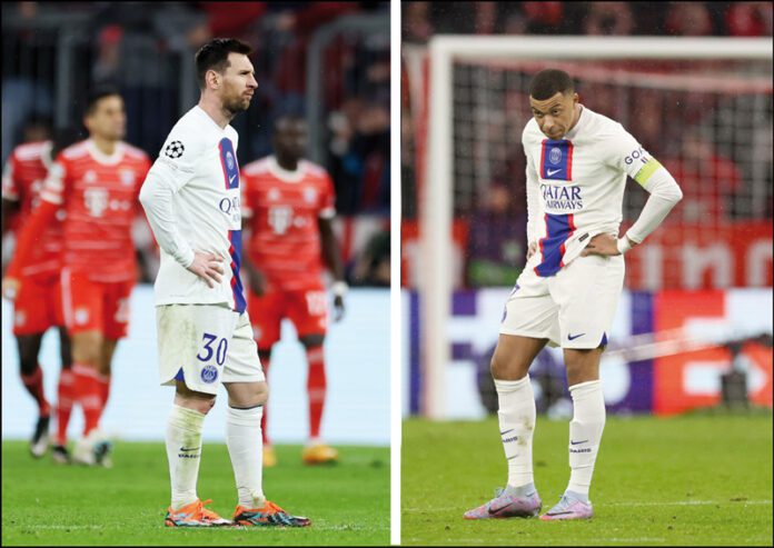 22-Dept-Messi y Mbapp Messi y Mbappe quedan fuera de la champions league