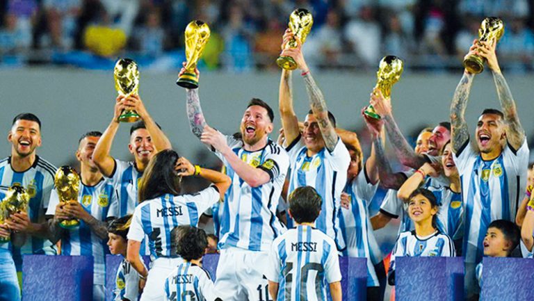 Argentina celebra en el Monumental
