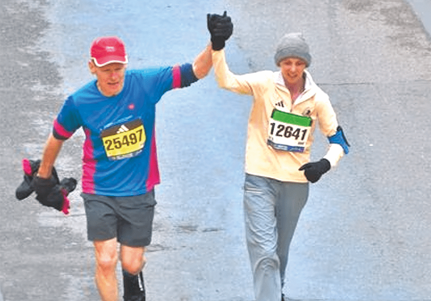 Rachel and John Foster Maraton de Boston 2023
