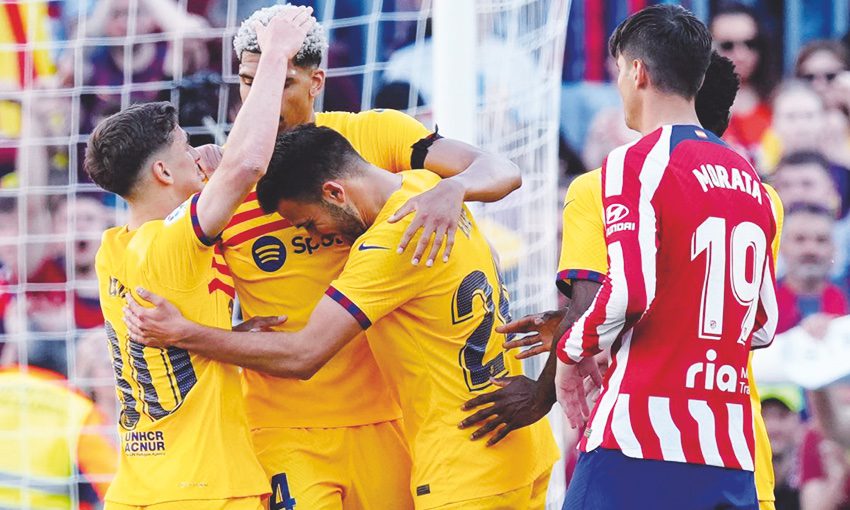 Barcelona le gana 1-0 a Atletico Madrid