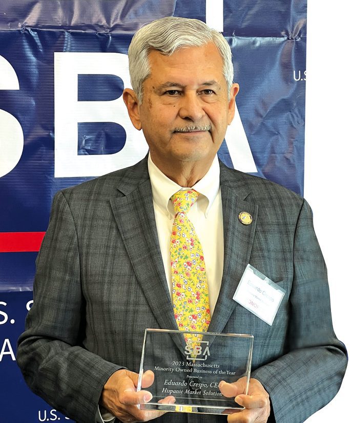 Eduardo Crespo
al recibir el premio a la empresa del año