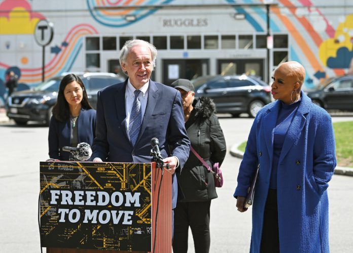 Ed Markey lobbying for free public transportation