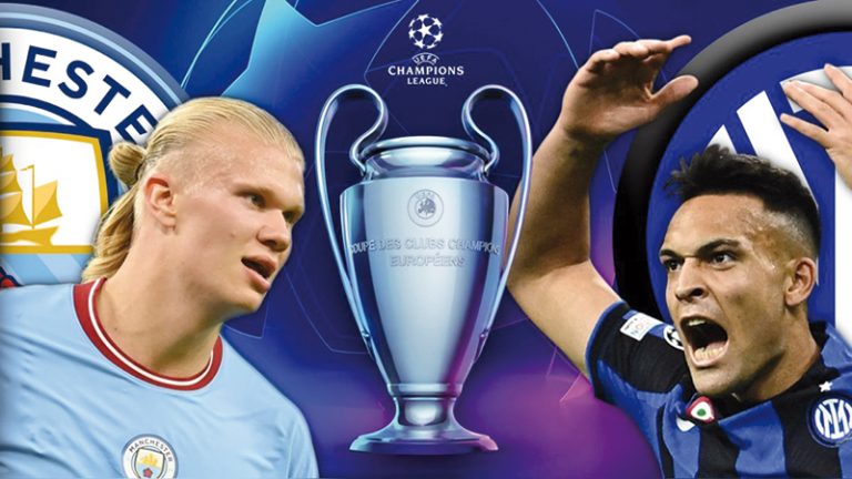 Manchester City vs Inter Milan final de la Champions league