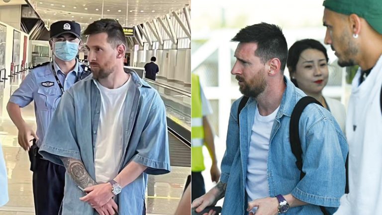 Messi detenido en aeropuerto Pekín