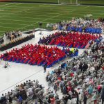 Aerial View of Chelsea High School Graduation