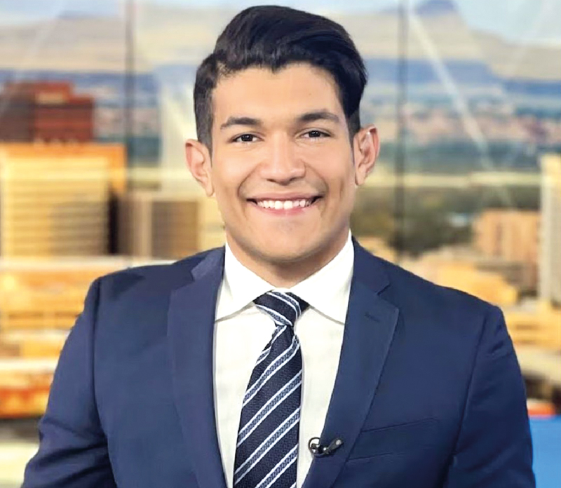 Angel Salcedo nuevo reportero de canal 5