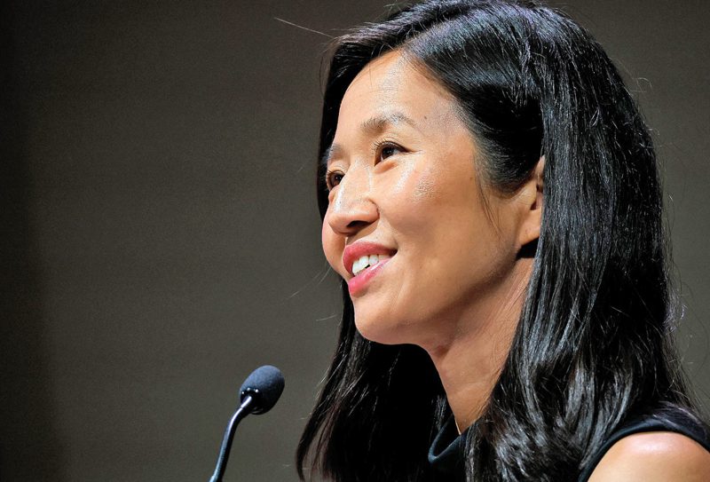 Alcaldesa de Boston Michelle Wu