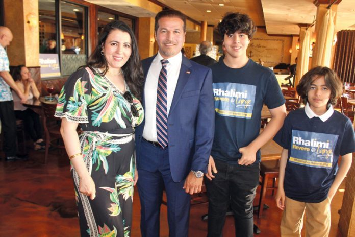 Alex Rhalimi and his family