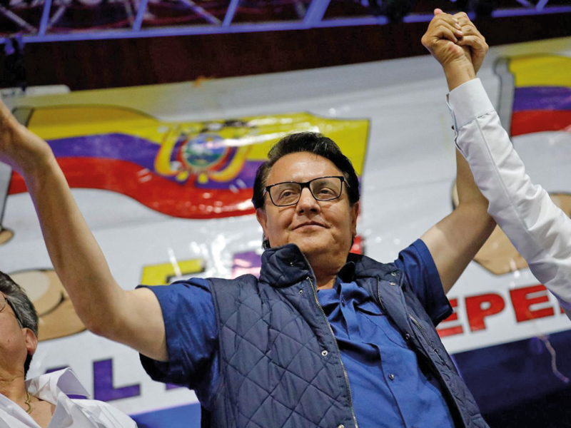 El salvaje crimen que acaba de cometerse contra el candidato presidencial ecuatoriano, Fernando Villavicencio,