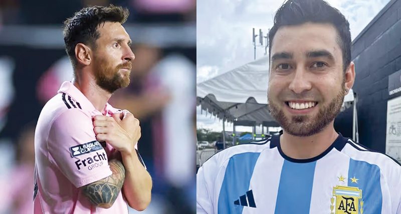 Por pedir a Messi un autógrafo se quedó sin trabajo