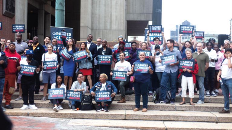 Grupo de coalición busca el apoyo de los concejales Votación de Elección Clasificada (RCV) en Boston.