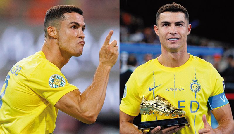 Cristiano Ronaldo gana  la Bota de Oro Se consagró dándole la Liga de Campeones Árabe a Al-Nassr