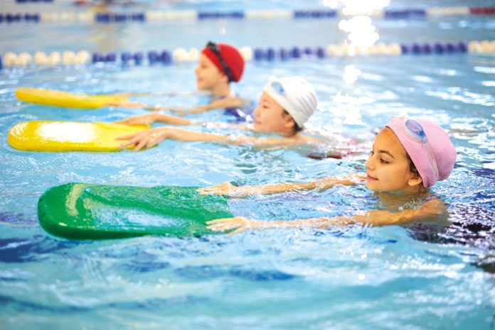 Clase de natación