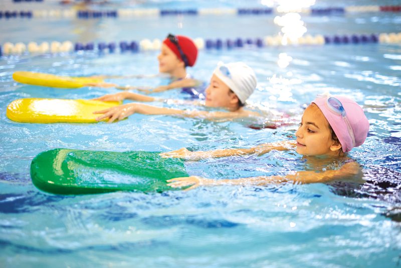 Clase de natación