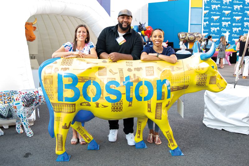 Boston Designed Cow for Jimmy Fund Cow Parade